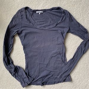 JAMES PERSE casual boatneck long sleeve